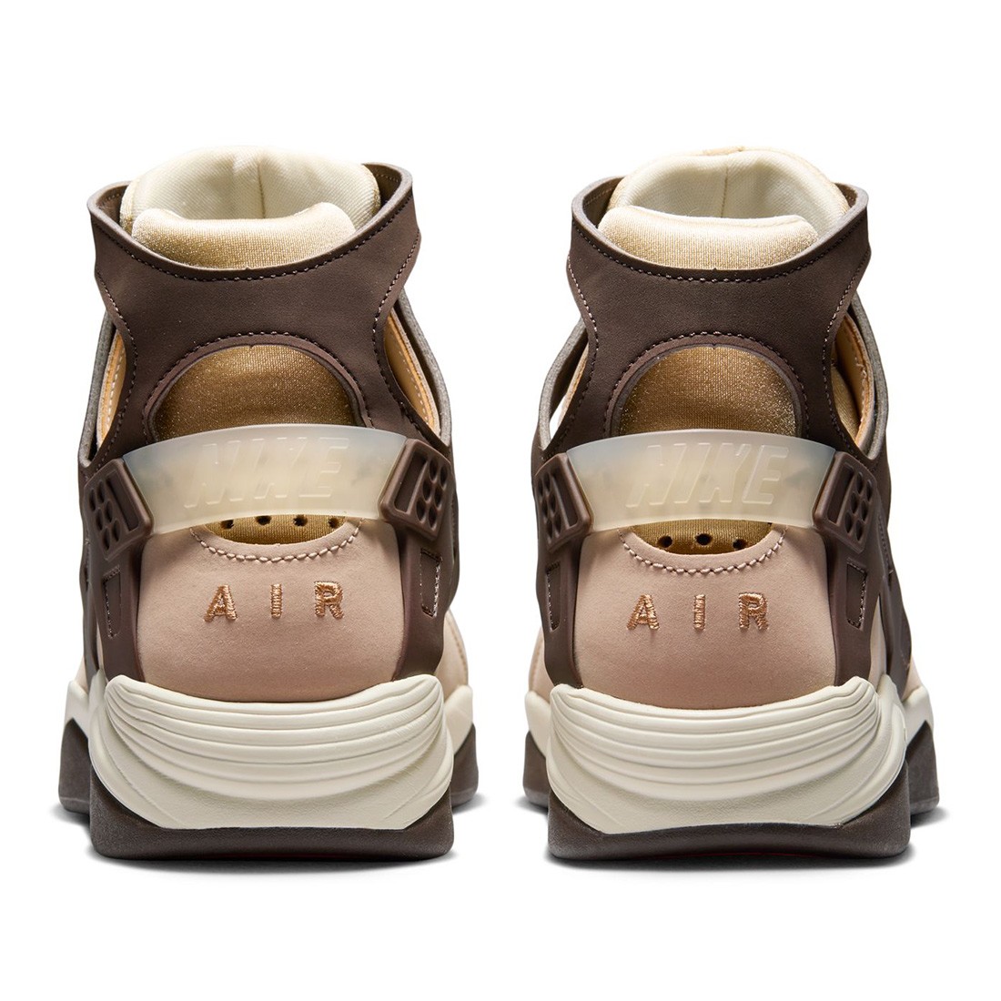 nike men air flight huarache nas hemp sesame baroque brown coconut milk