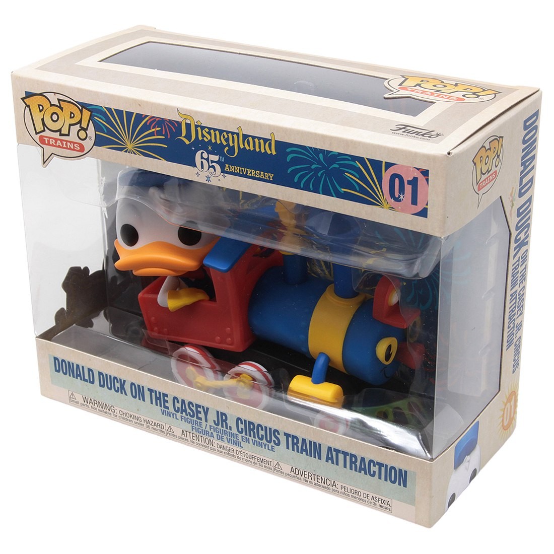 Funko POP Train Disney 65th Anniversary Donald Duck On The Casey