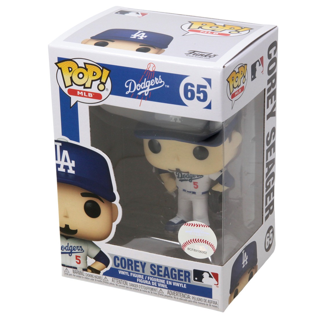 Funko POP MLB LA Dodgers - Corey Seager Home Uniform white