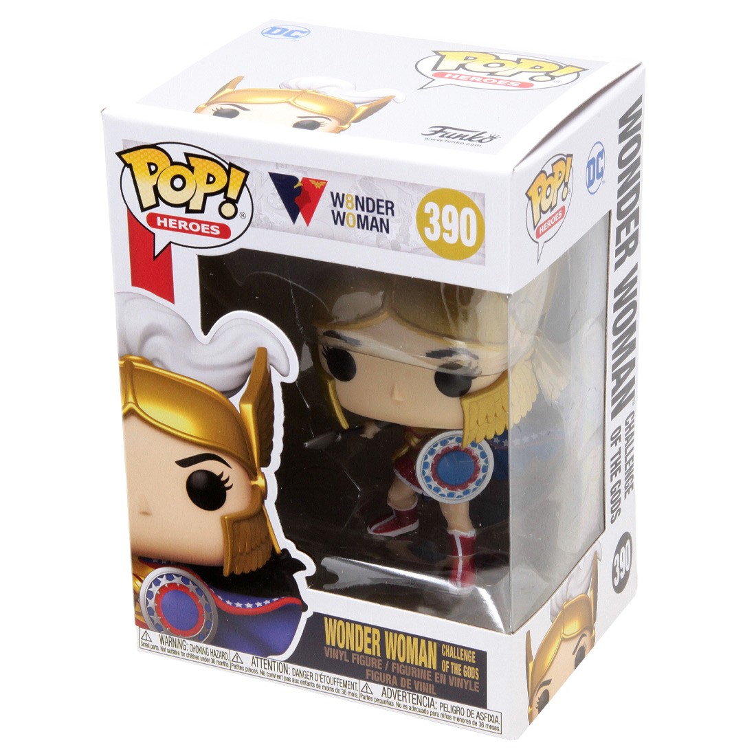 Funko Pop Multicolor Challenge of The Gods 3.75 inches Heroes: Wonder Woman 80th-Wonder Woman 