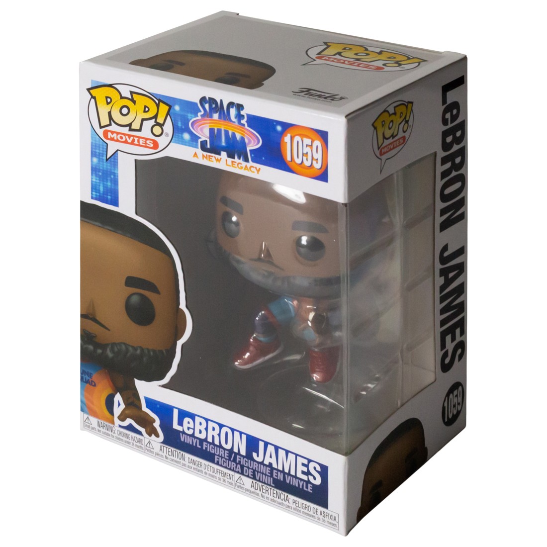 Funko POP Movies: Space Jam, A New Legacy - Lebron James Jumping,  Multicolor, Standard (55974)