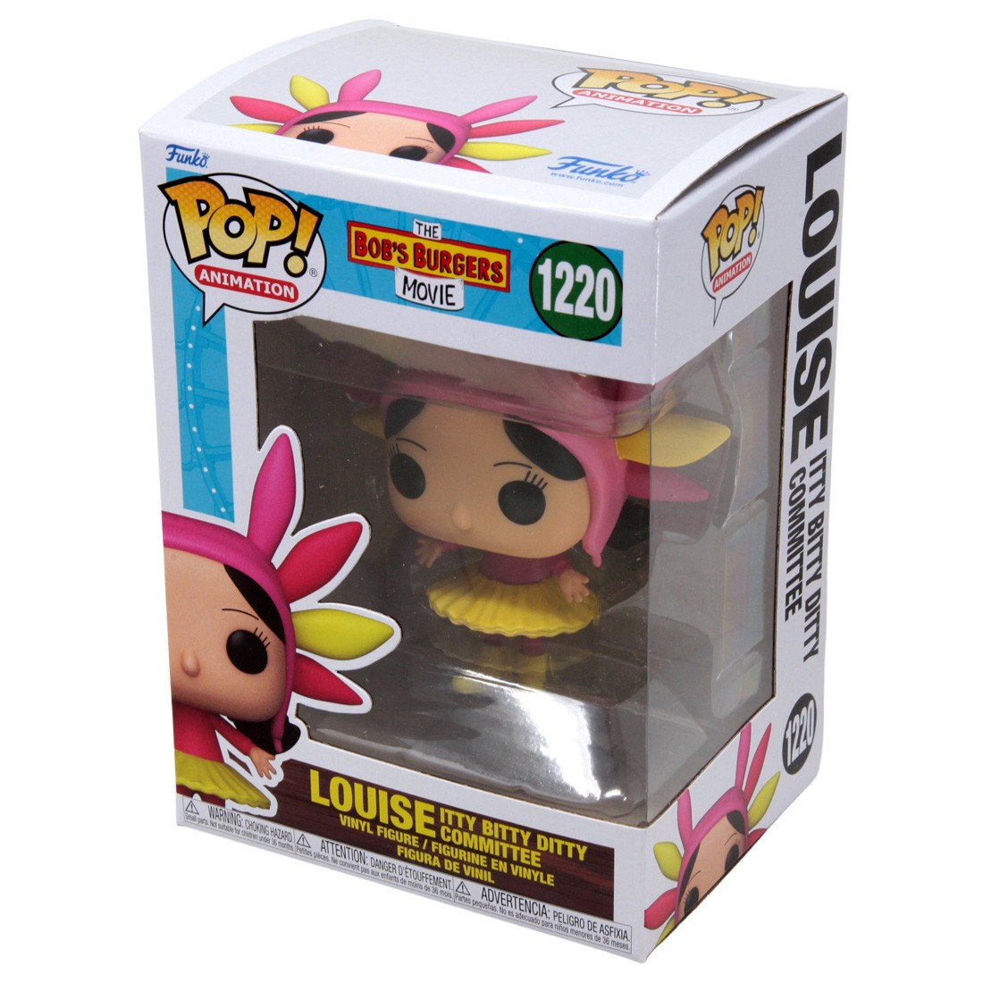 Funko Bob's Burgers Pop! Animation Louise Itty Bitty Ditty Committee Vinyl  Figure