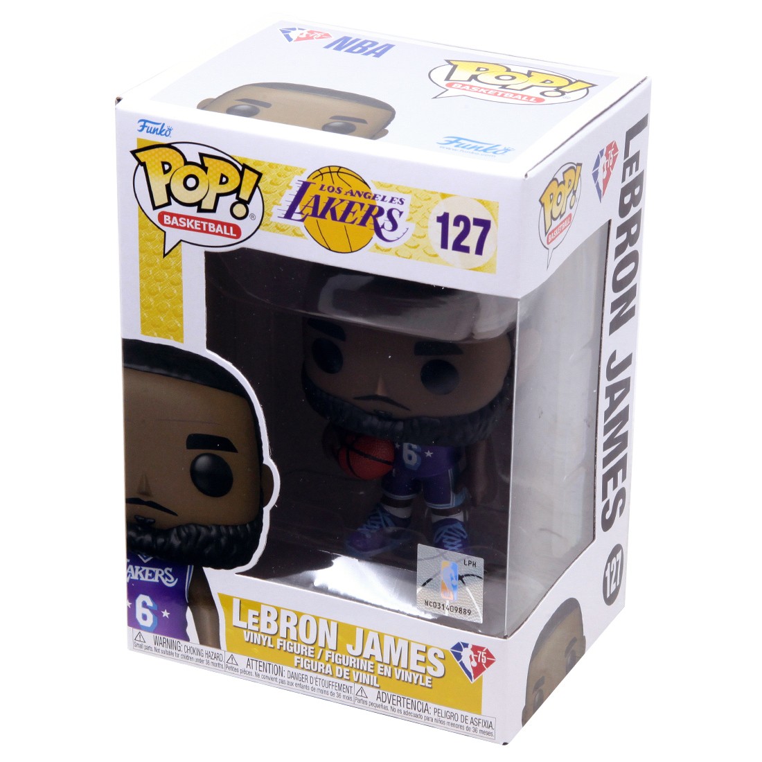 Funko POP Basketball NBA LA Lakers - LeBron James 2021 City Edition purple