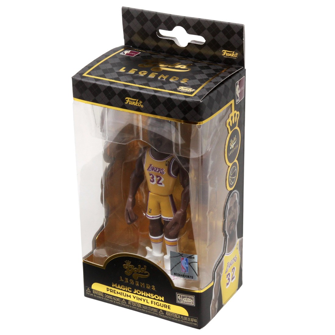 Funko NBA Los Angeles Lakers POP Basketball Magic Johnson Vinyl Figure 78  Gold Uniform, Damaged Package - ToyWiz