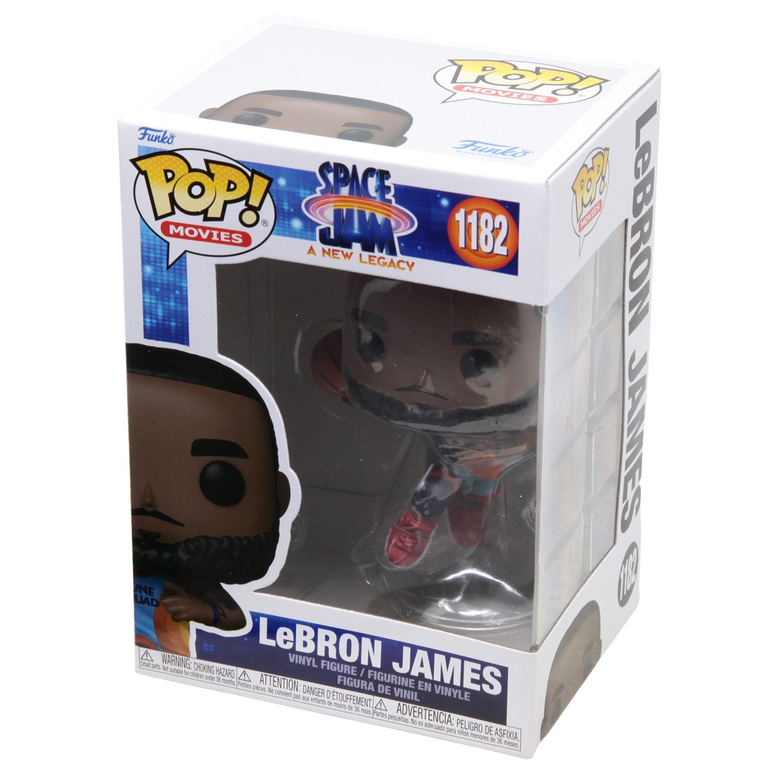 Funko POP Movies Space Jam A New Legacy - LeBron James Leaping brown