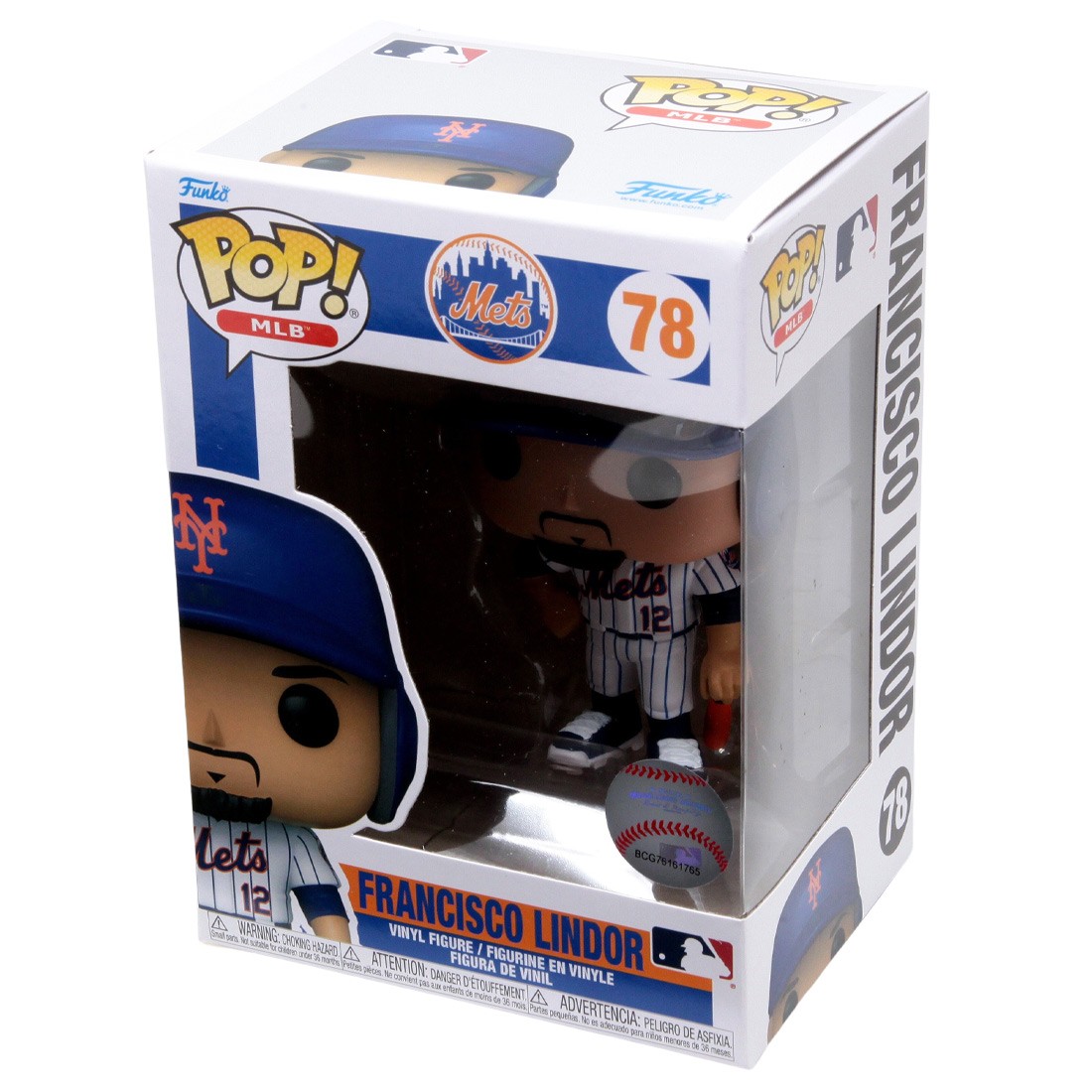 Funko POP! MLB: New York Mets Francisco Lindor (Home Jersey) Vinyl Figure