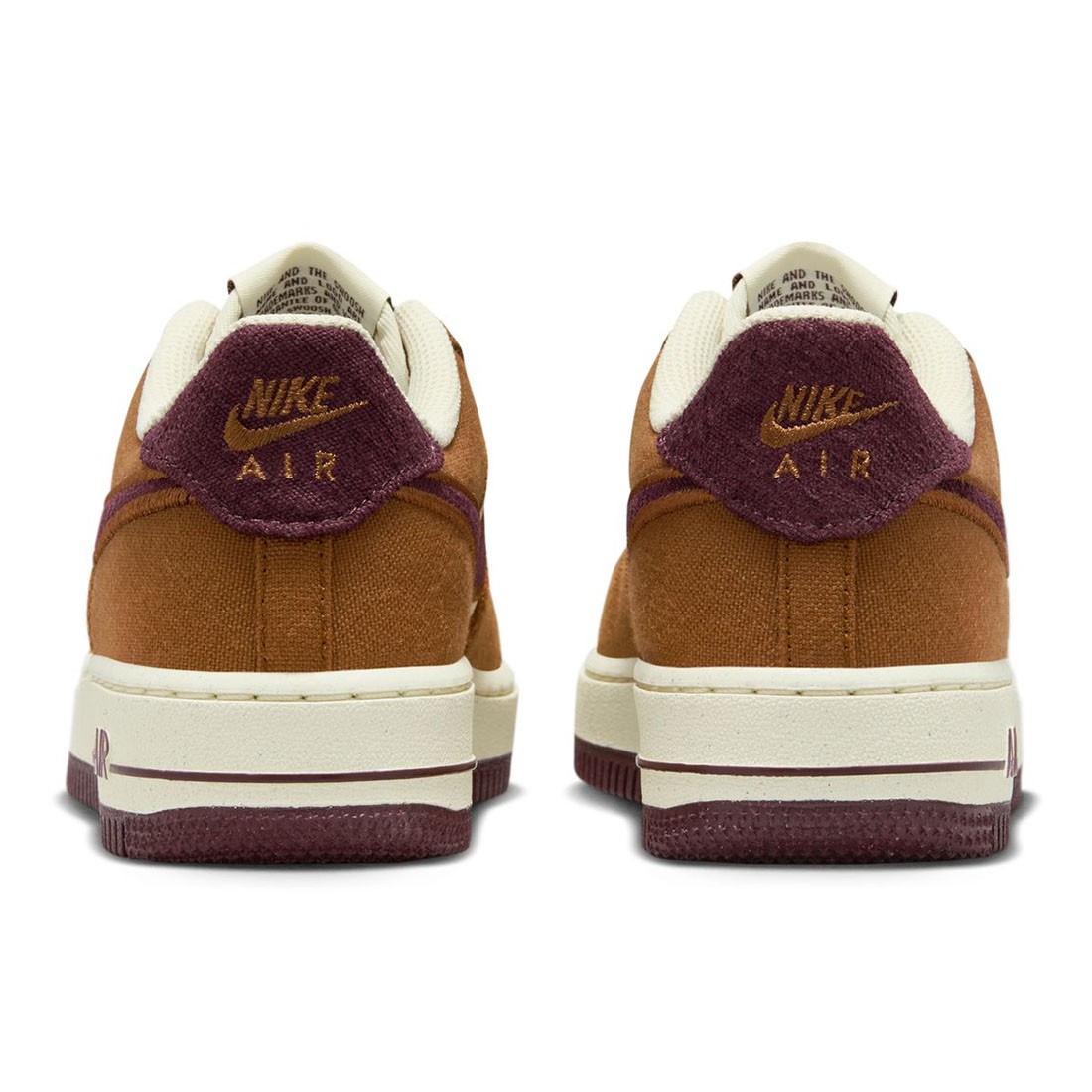 nike big kids air force 1 lv8 lt british tan burgundy crush