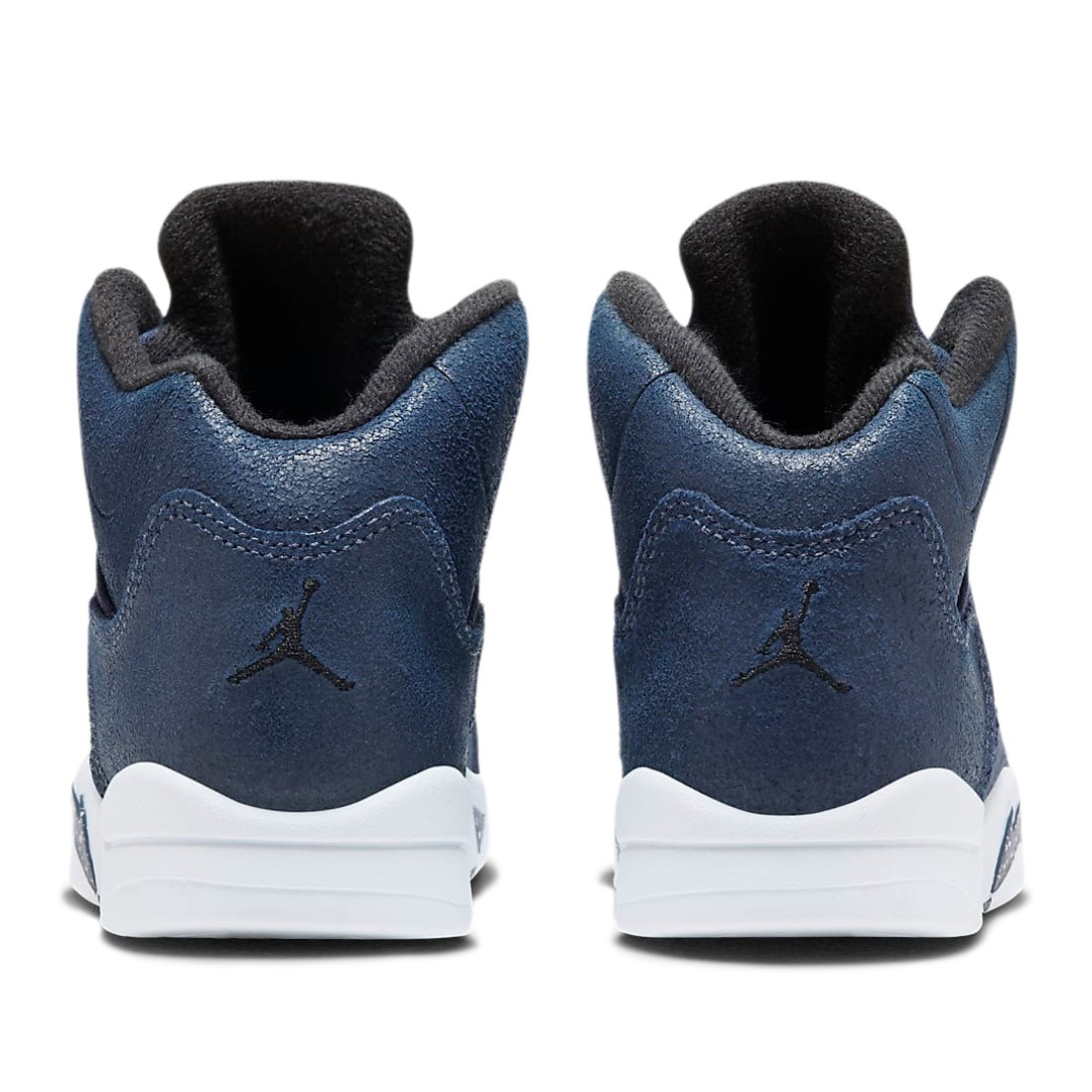 jordan little kids jordan 5 retro se ps midnight navy black football grey