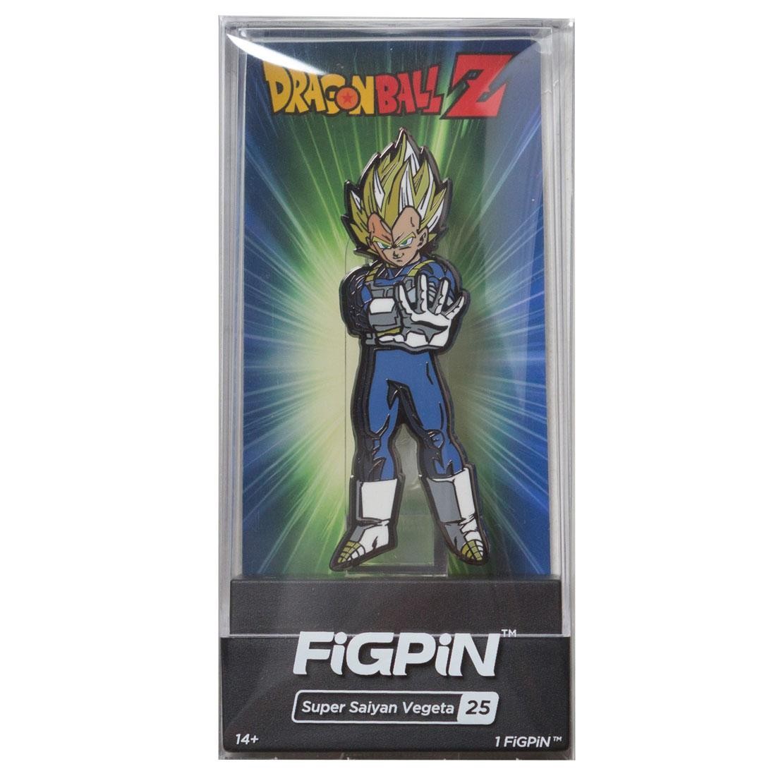 Figpin Dragon Ball Z - Super Saiyan Vegeta - Épingle Collector Avec Boîtier De Présentation Premium