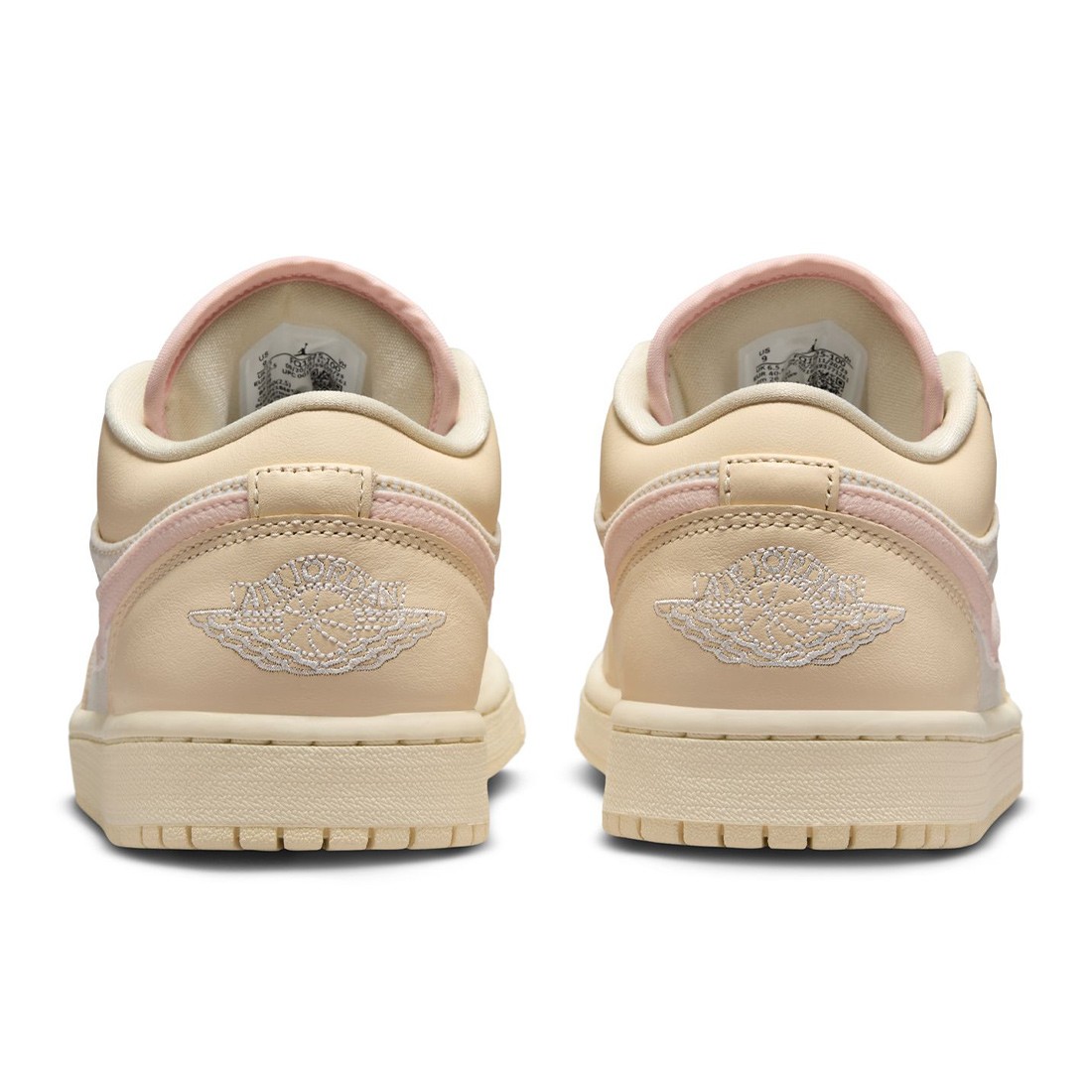 jordan women wmns air jordan 1 low se muslin legend pink sail coconut milk