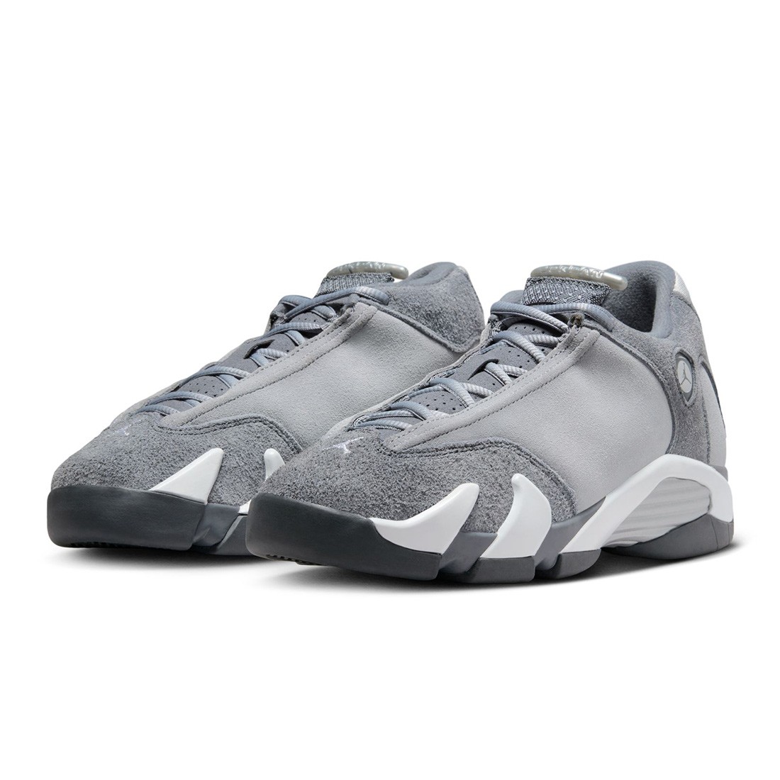 jordan big kids air jordan 14 retro se gs flint grey stealth white