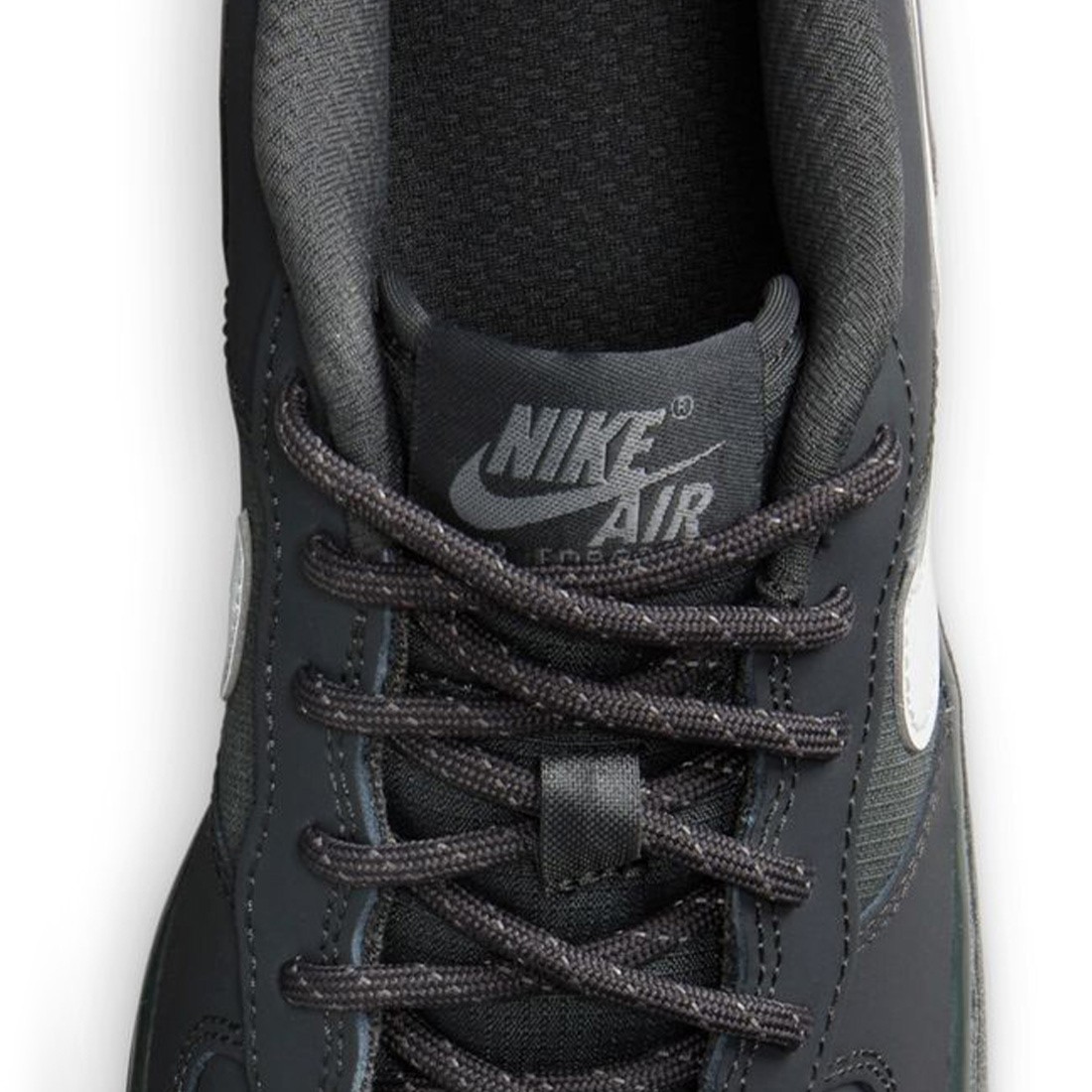 nike big kids air force 1 gs anthracite reflect silver cool grey