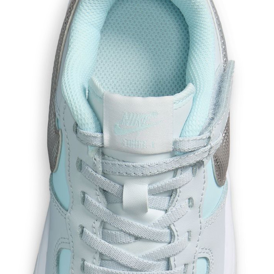 nike little kids force 1 low easyon bp pure platinum