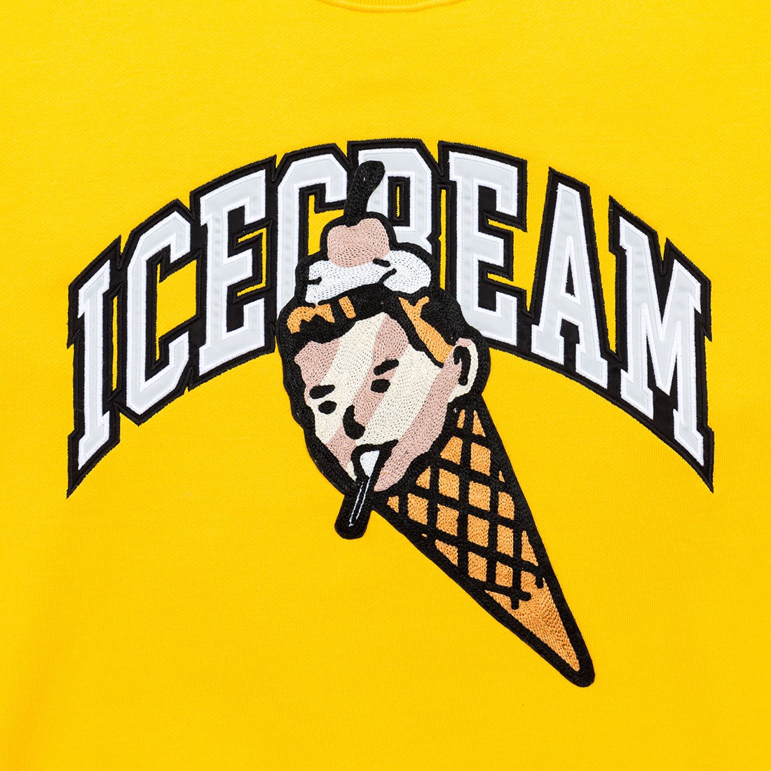 Ice Cream Men Cherry On Top Crew Sweater yellow solar