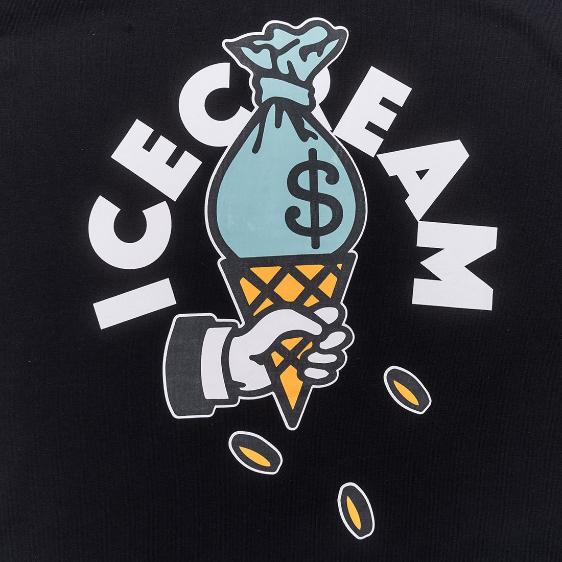 Ice Cream Men Cash Rules Tee black