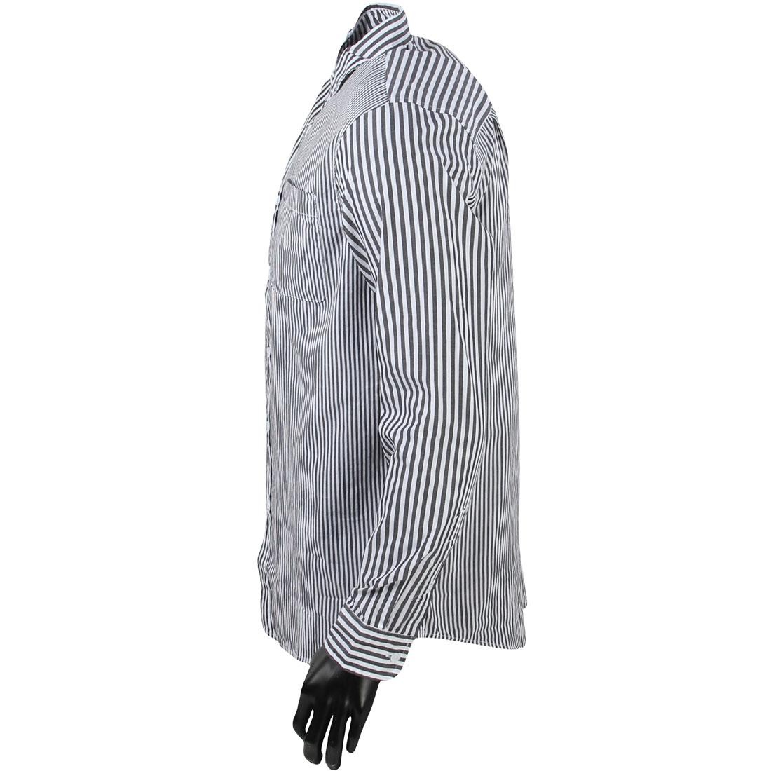 Stussy Men Multi Stripe Shirt black