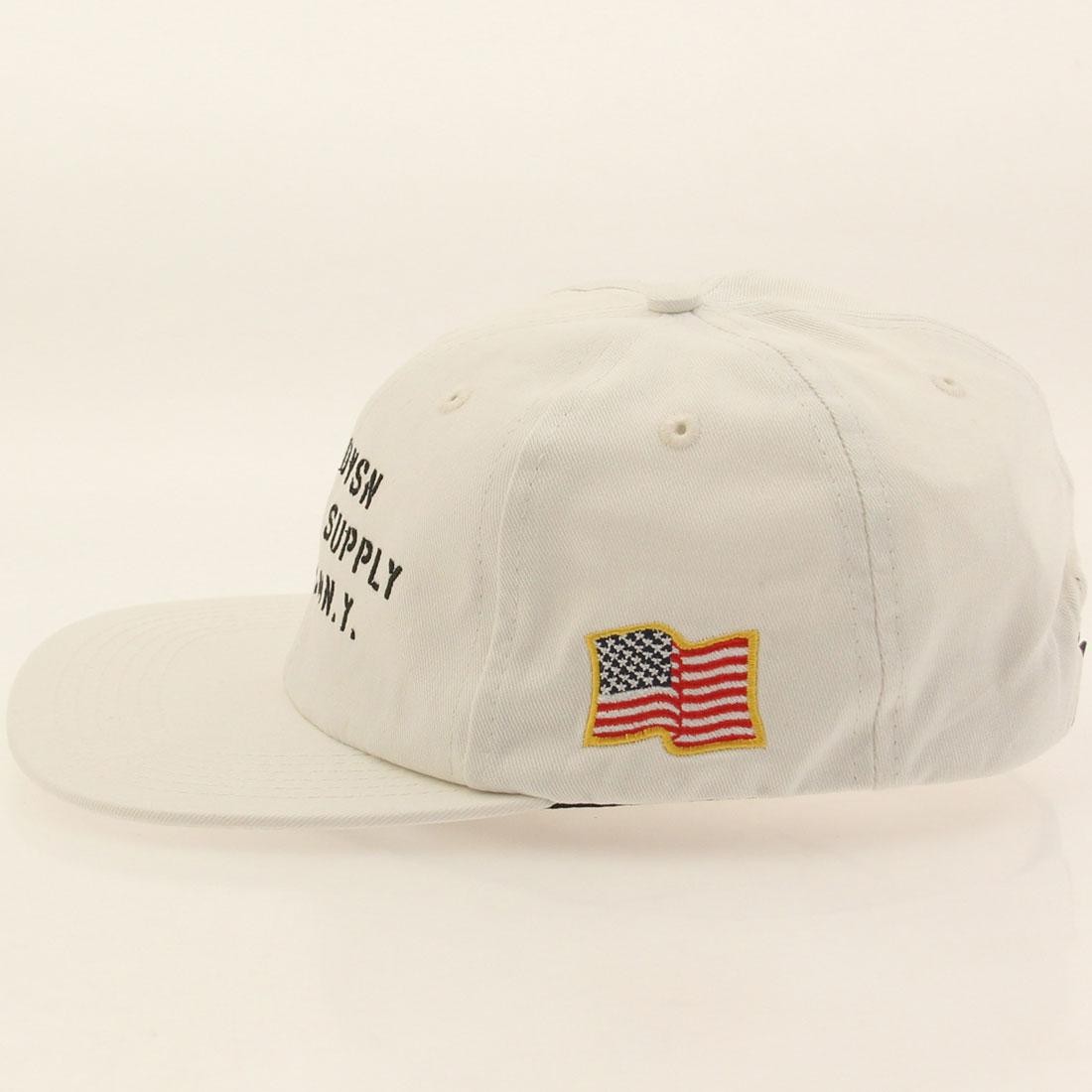10 Deep Stenciled Snapback Cap white off white
