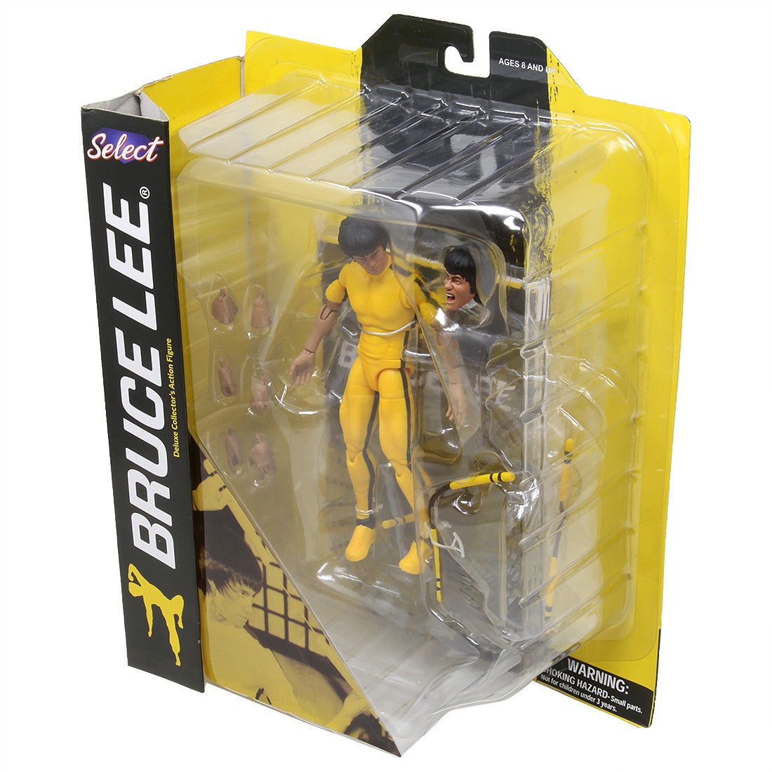 Bruce Lee Select Action Figure Yellow Jumpsuit Diamond Select 18 Cm 
