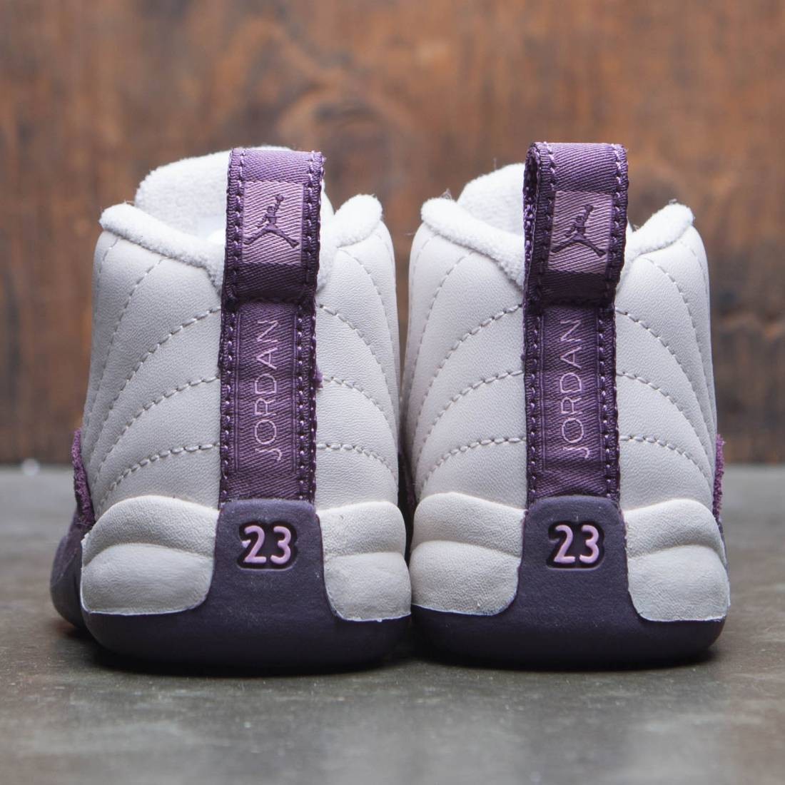 jordan toddler jordan 12 retro td toddler desert sand desert sand pro purple