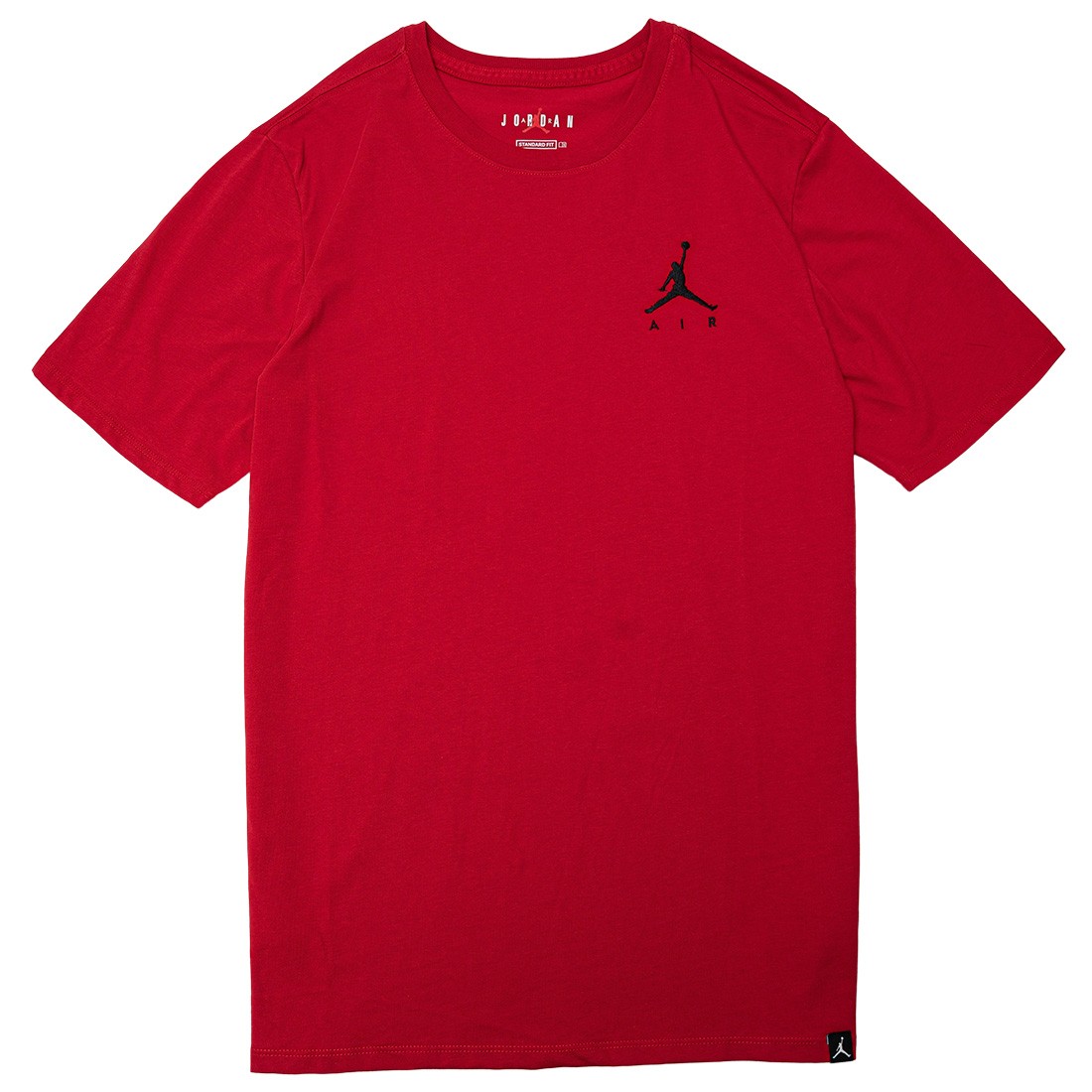 jordan men jordan jumpman air tee gym red black