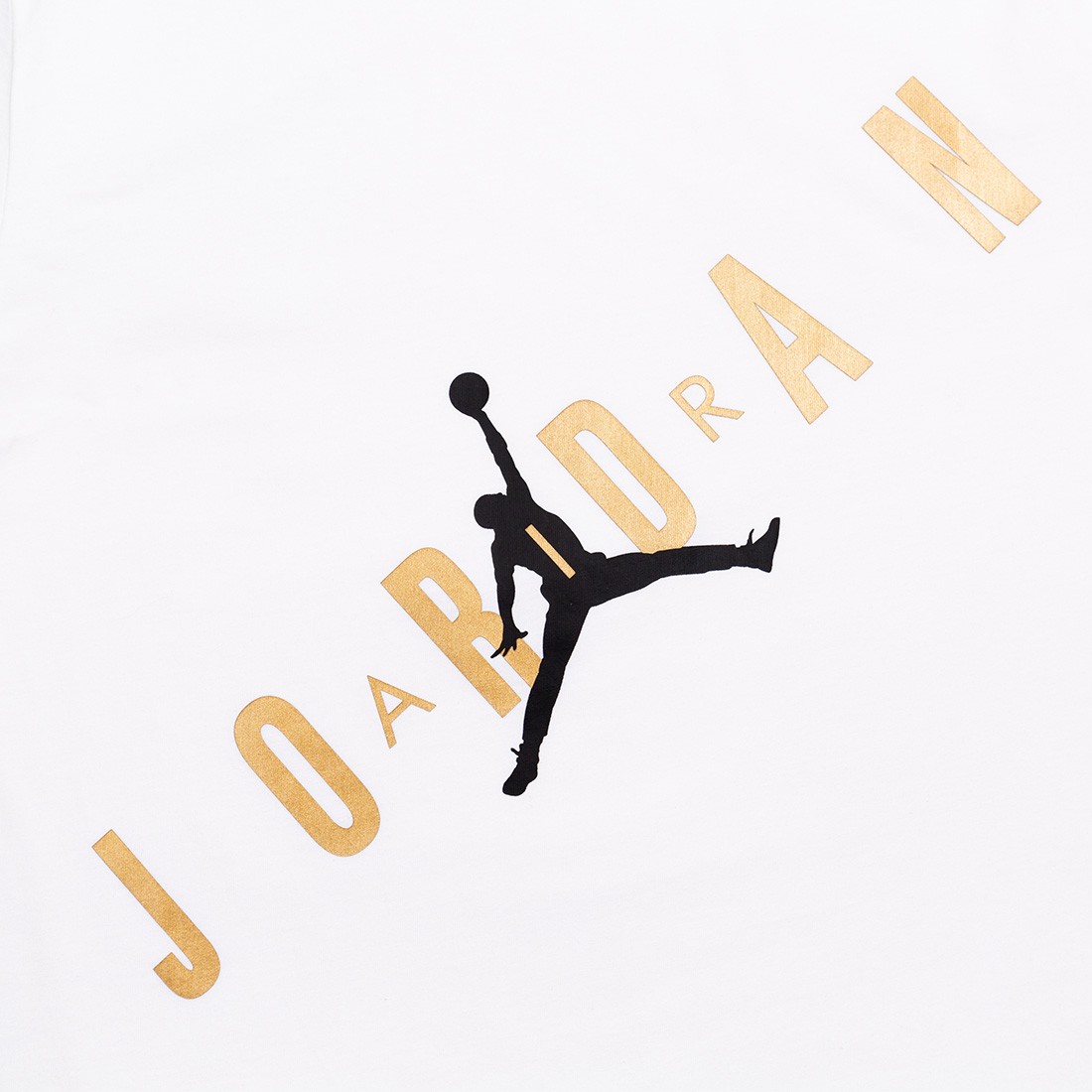 Jordan Men HBR Tee (white / metallic gold)