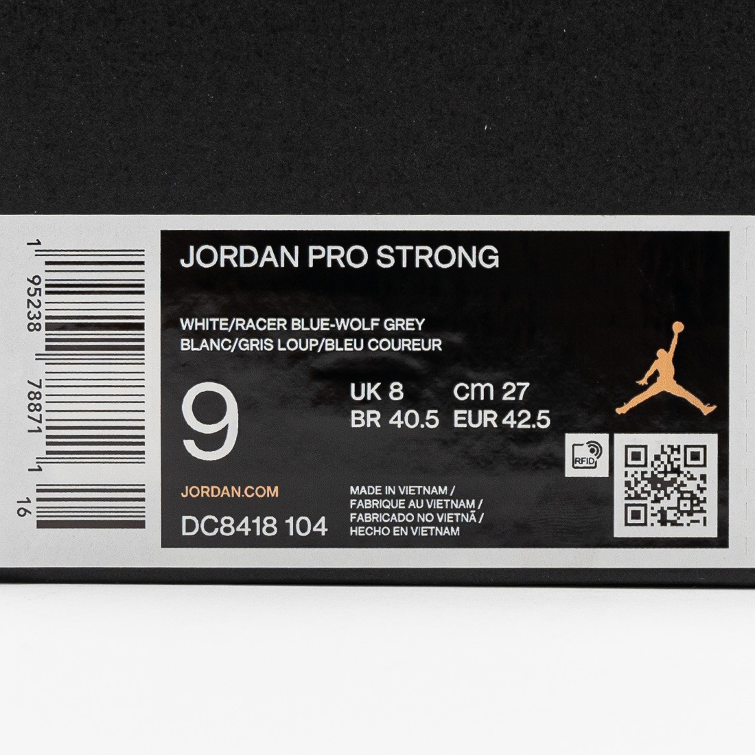 jordan men jordan pro strong white racer blue wolf grey