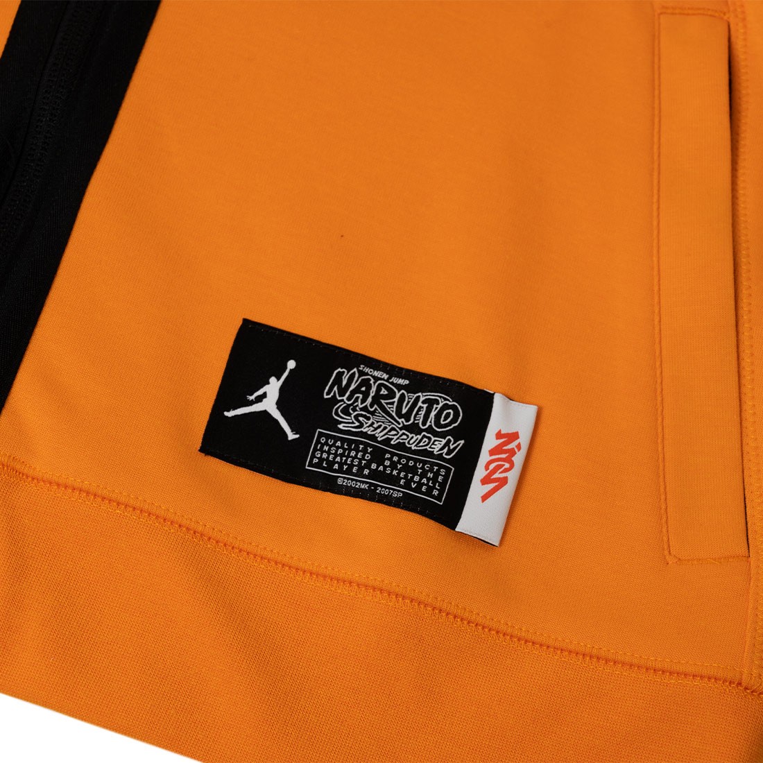 jordan men jordan x zion hoody black orange peel