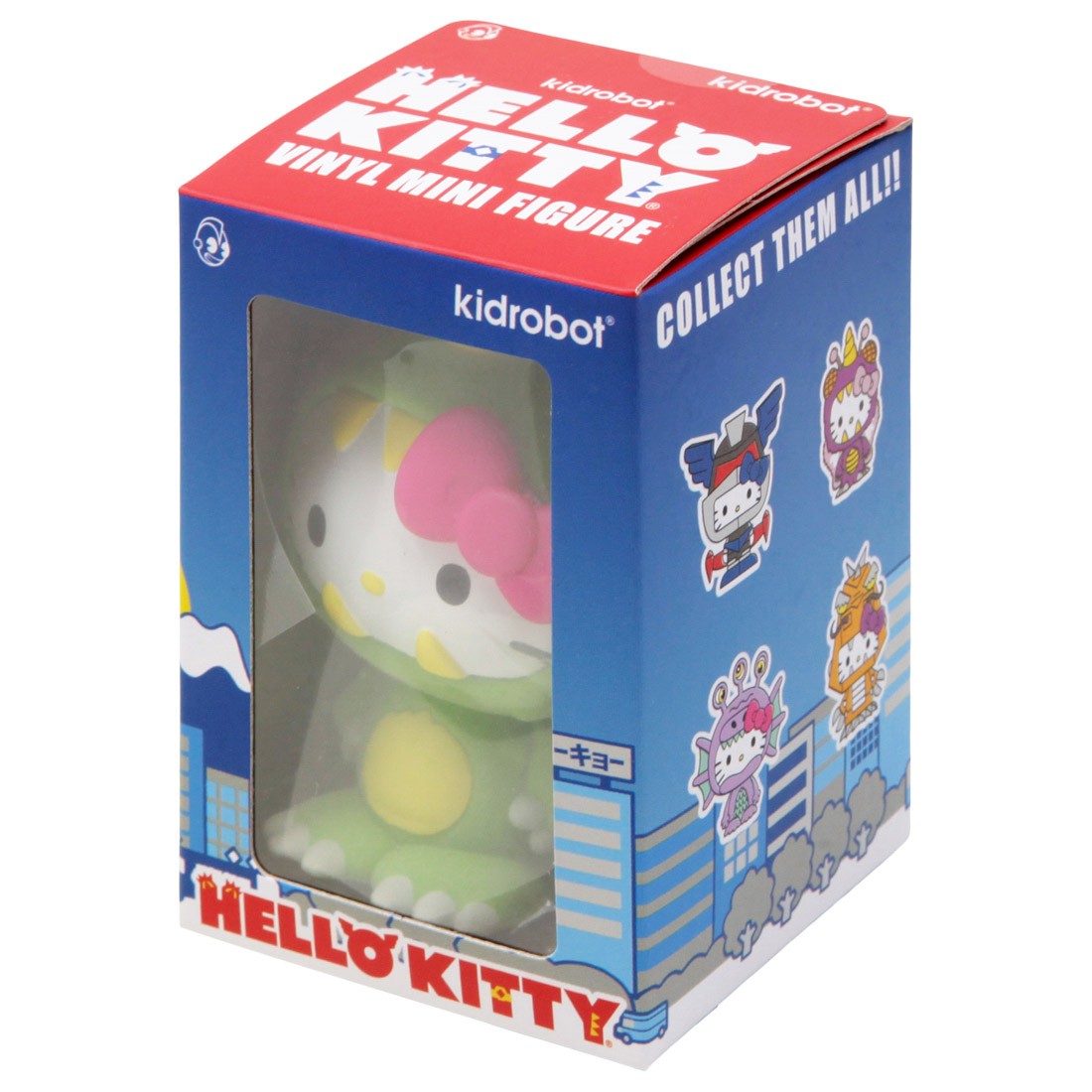 Kidrobot Hello Kitty Kaiju 3 Inch Mini Figure Series - Unibee Green green