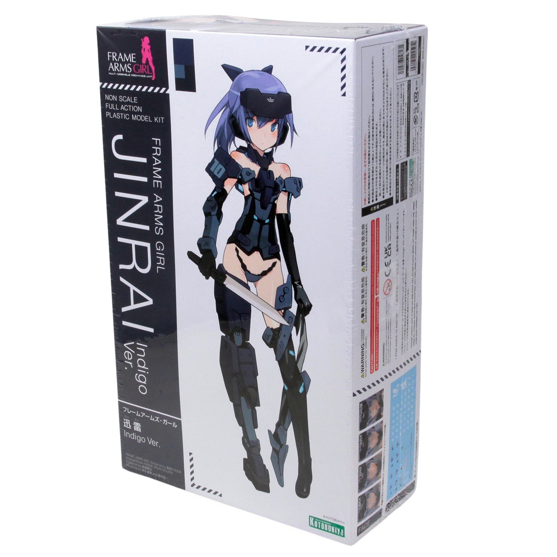 Kotobukiya Frame Arms Girl Jinrai Indigo Ver. Plastic Model