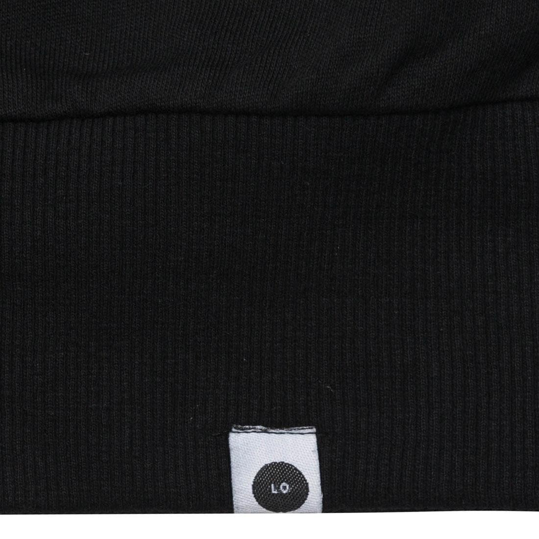 Lazy Oaf Men Lo Quarter Zip Jersey Sweater black