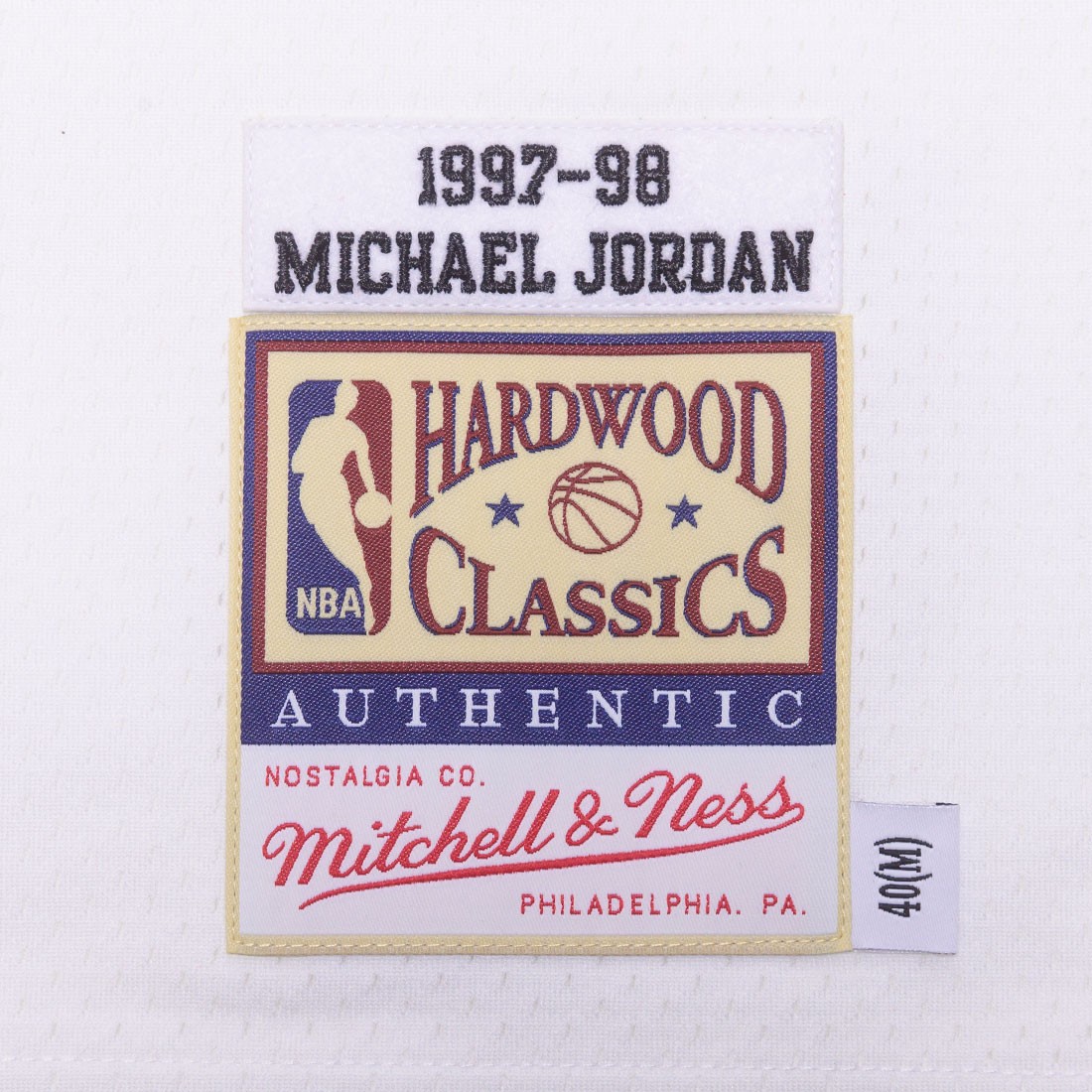 NWT! Mitchell & Ness 1997-98 Michael Jordan Chicago Bulls Road Jersey  40 MEDIUM