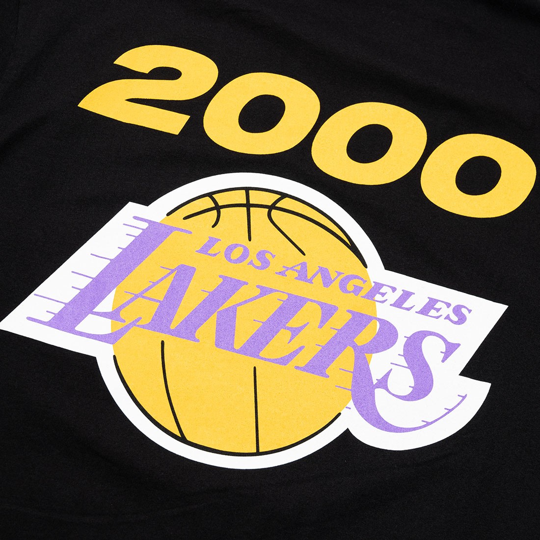 Mitchell And Ness Men NBA Los Angeles Lakers Finals 2001 Tee yellow