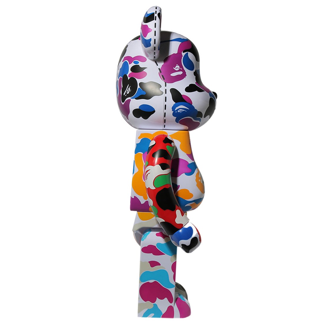 MEDICOM BEARBRICK 1000% BAPE X PEKO-CHAN BLUE Multi