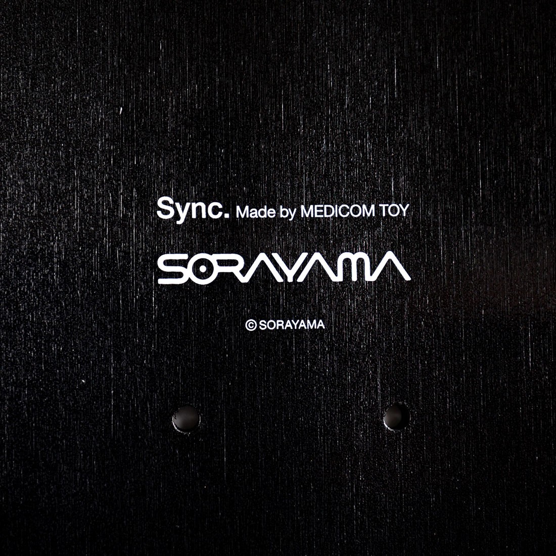 Medicom x SYNC x Hajime Sorayama Men Command Skateboard Deck black