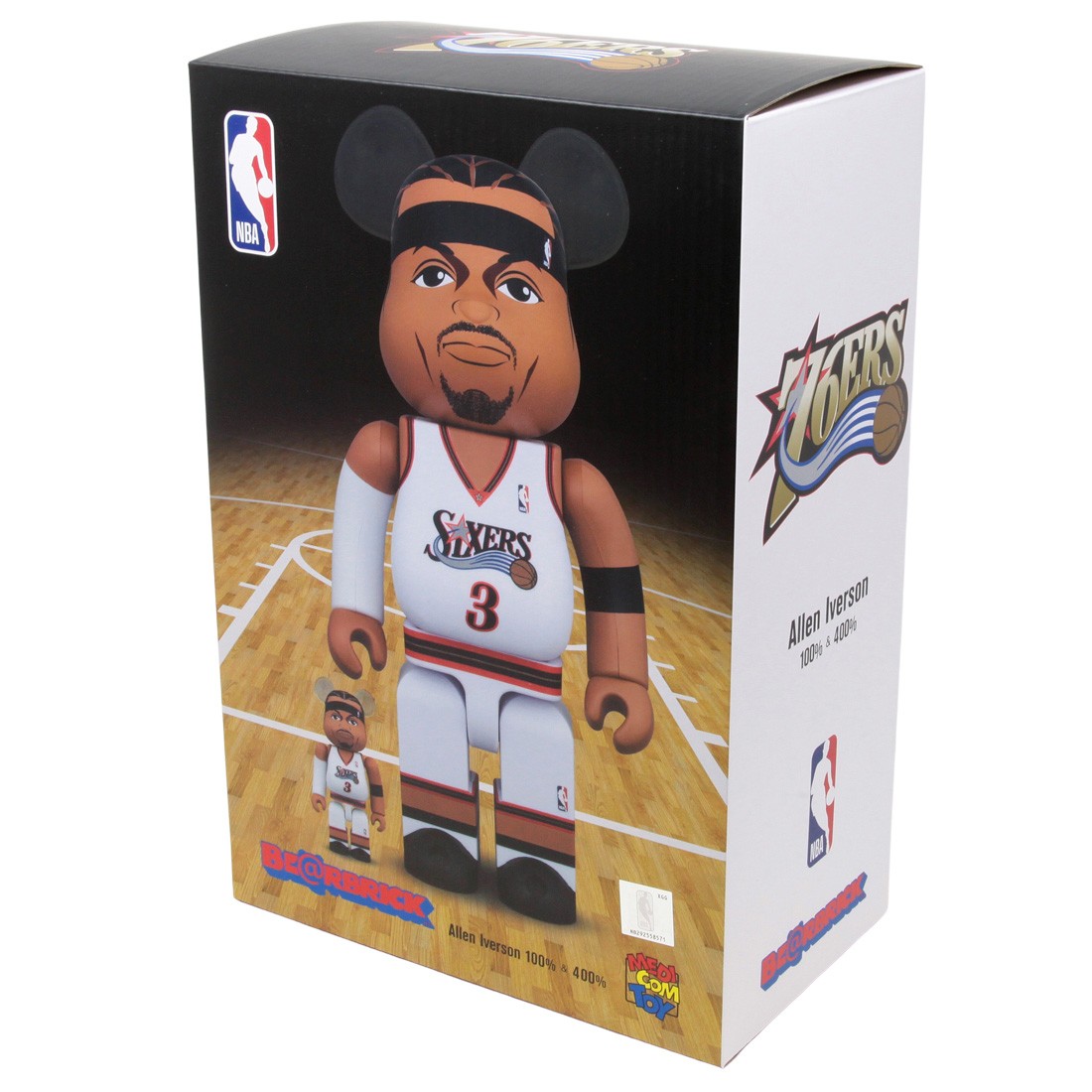 Bearbrick Allen Iverson (Philadelphia 76ers) 100% & 400% Set