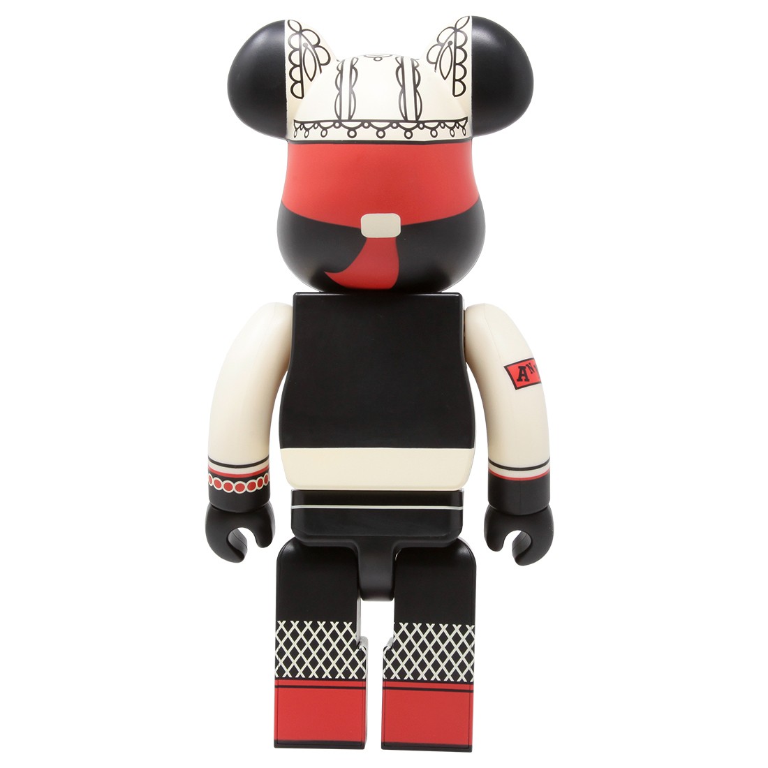 Medicom Anna Sui Red And Beige 400% Bearbrick Figure beige