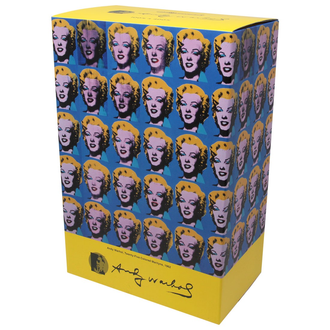 Medicom Andy Warhol Marilyn Monroe 100% 400% Bearbrick Figure Set (blue)