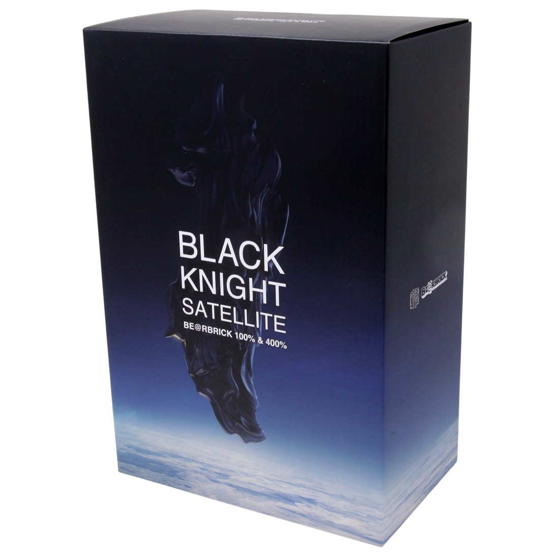 Medicom Black Knight Satellite 100% 400% Bearbrick Figure Set black