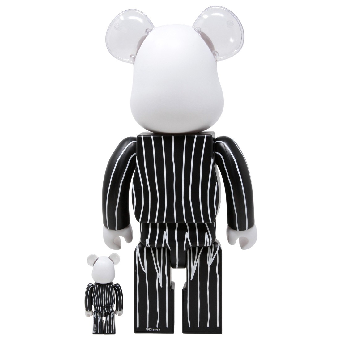 Medicom Disney The Nightmare Before Christmas Jack Skellington 2021 100%  400% Bearbrick Figure Set (black)