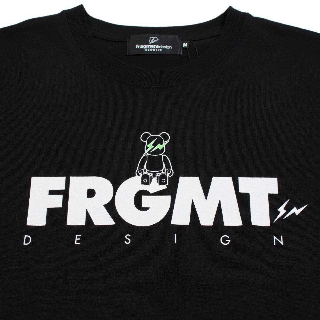 Medicom x Fragment Design Men Be@rtee FRGMT Logo 2019 Tee black