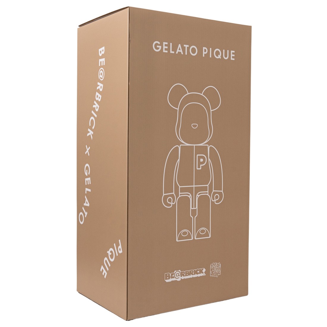 Medicom Gelato Pique Beige 1000% Bearbrick Figure (brown)