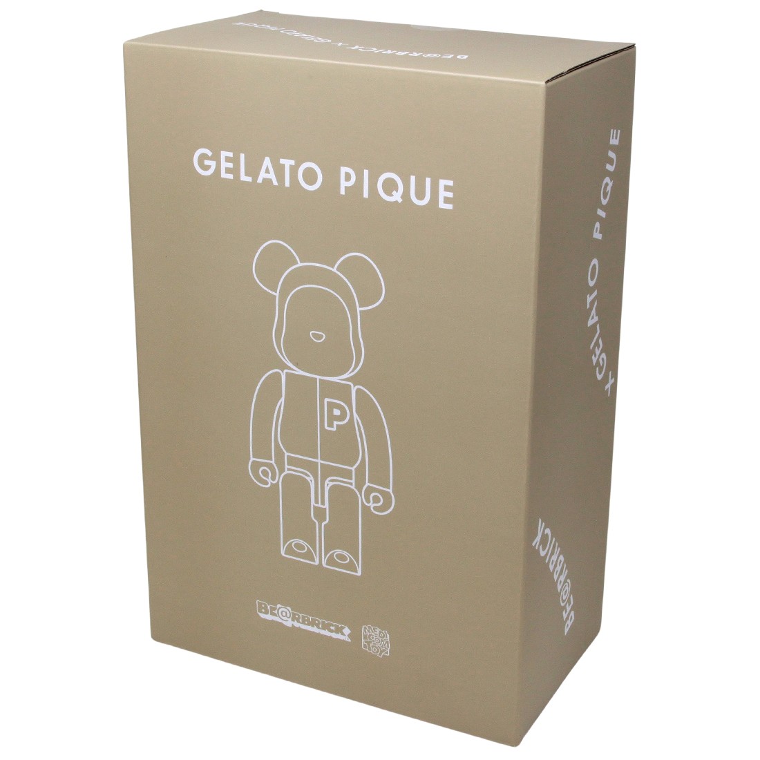 Medicom Gelato Pique Beige 400% Bearbrick Figure brown
