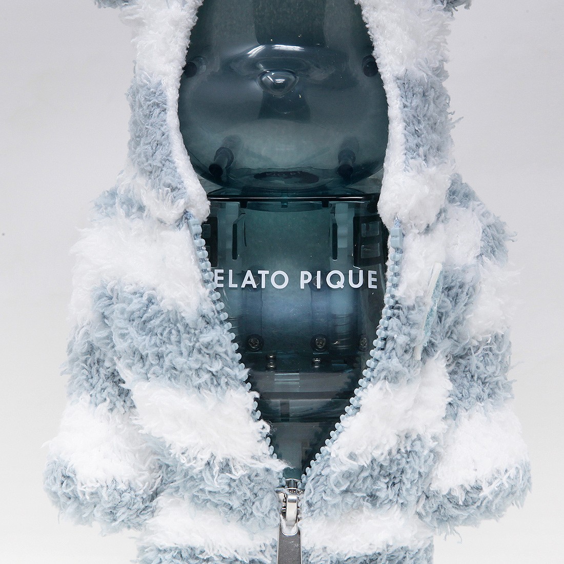 Gelato Pique x Be@rbrick Mint White 400% Collectible Figure by