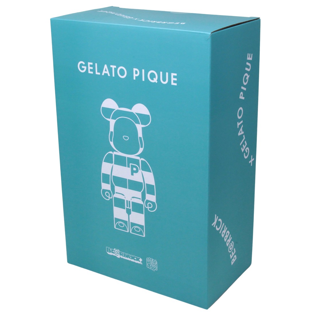 Medicom Gelato Pique Mint White 400% Bearbrick Figure (blue)