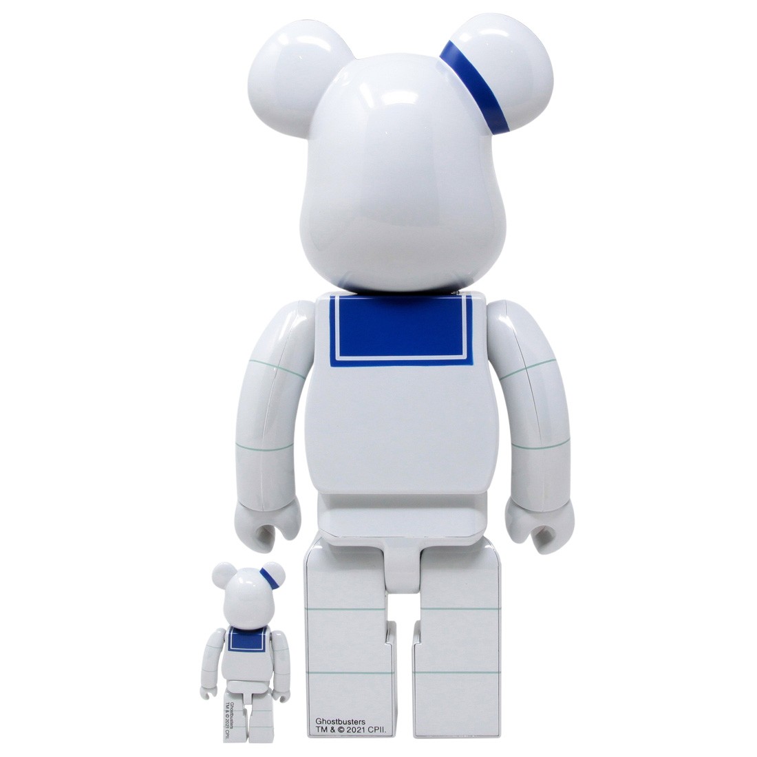 Medicom Ghostbusters Stay Puft Marshmallow Man White Chrome Ver 