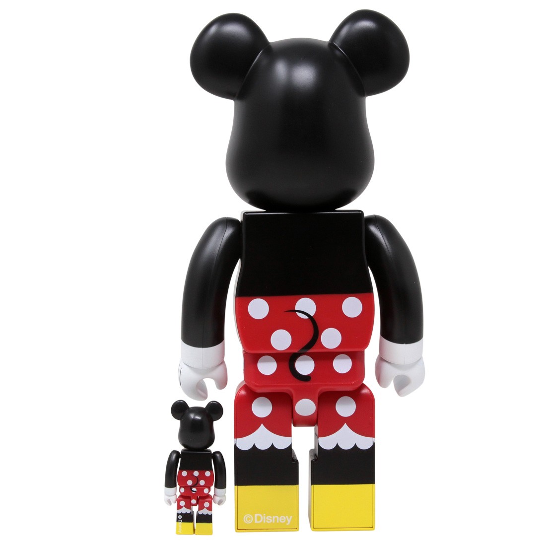 Medicom Disney Minnie Mouse 100% 400% Bearbrick Figure Set (black / red)
