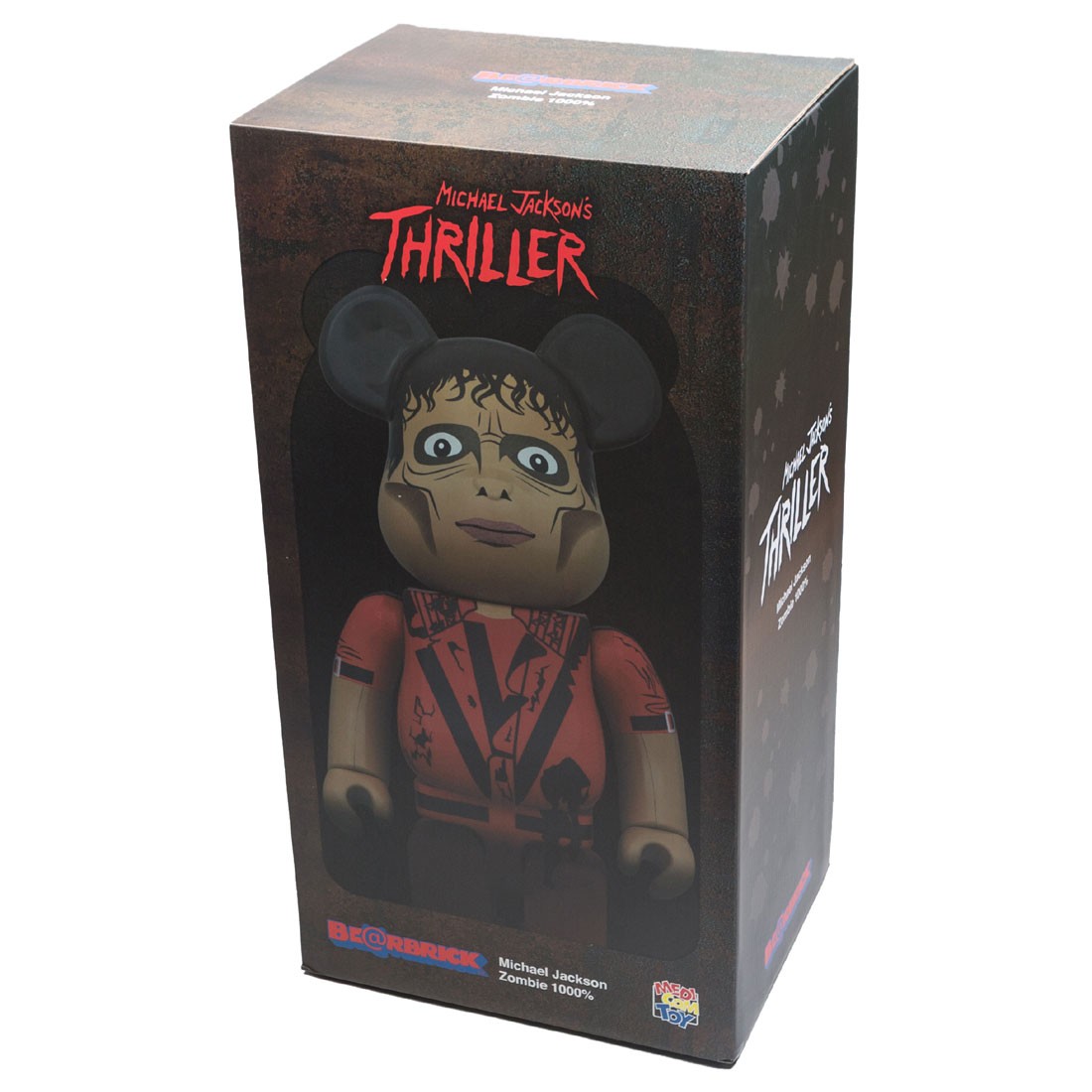 Medicom Michael Jackson Thriller Zombie 1000% bearbrick Figure red