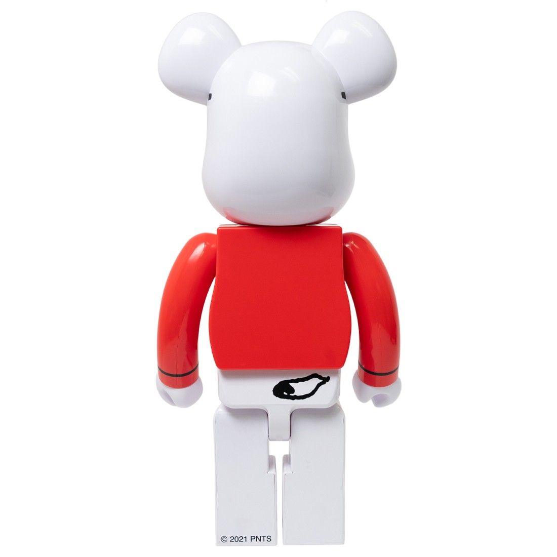 Medicom Peanuts Joe Cool Snoopy 1000% Bearbrick Figure (white)