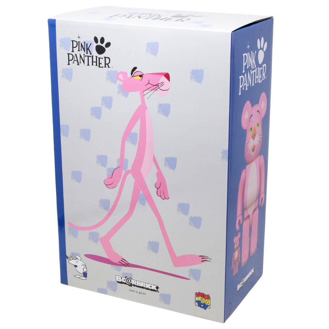 Medicom Pink Panther 100% 400% Bearbrick Figure Set (pink)