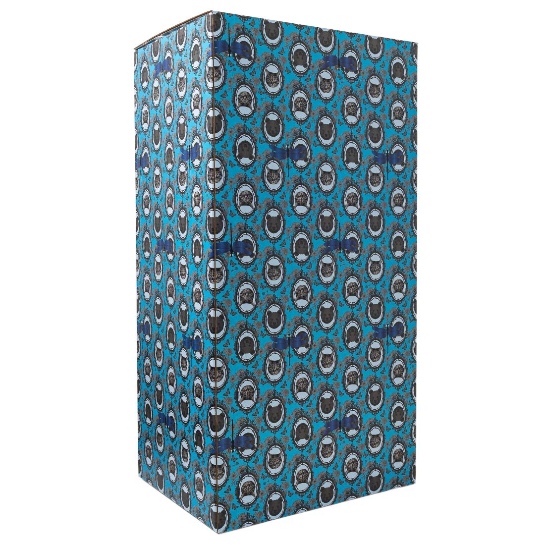 Medicom Robe Japonica Mirror 1000% Bearbrick Figure blue
